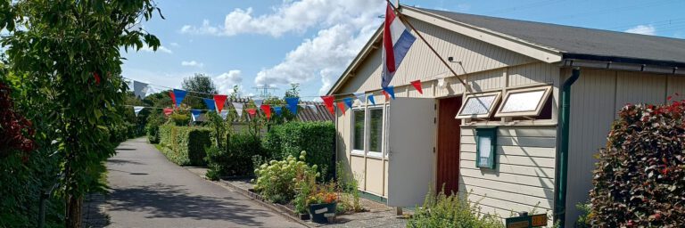 Vlag uit voor het zomerfeest