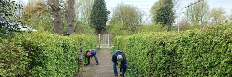 Hekken ook op slot